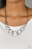 Naturally Nautical - Brown - Paparazzi Suede Necklace #265 (D)