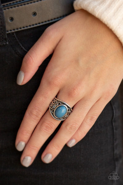 Lets Take It From The POP - Blue - Paparazzi Ring