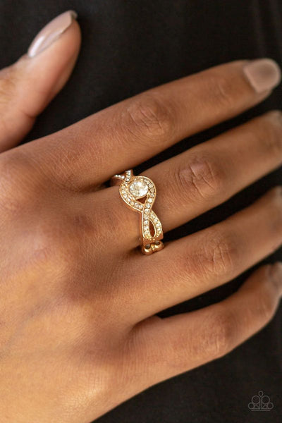GLAM Of Thrones - Gold - Paparazzi Ring