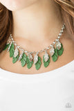 Rule The Roost - Green - Paparazzi Feather Necklace