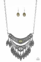 Island Queen - Green - Paparazzi Necklace