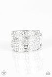 The Millionaires Club - White - Paparazzi Ring #948