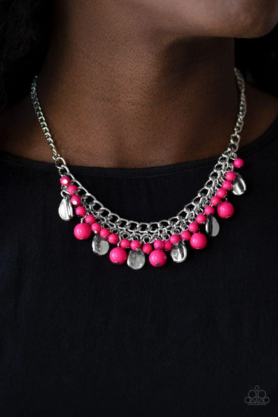 Summer Showdown - Pink - Paparazzi Necklace