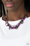 Paparazzi - Hurricane Season - Purple Necklace #3795 (D)