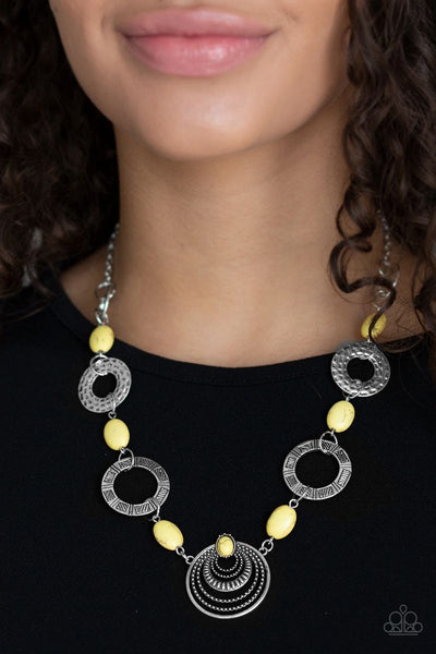 Zen Trend - Yellow - Paparazzi Necklace #4993 (D)