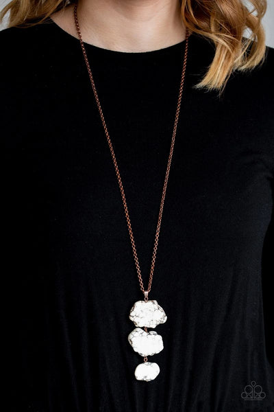 On The ROAM Again - Copper - Paparazzi Necklace #573 (D)