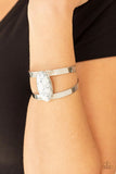 Quarry Queen - White - Paparazzi Cuff Bracelet