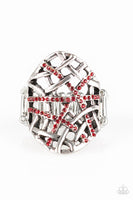 Paparazzi - Controlled Chaos - Red - Paparazzi Ring