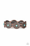 West Wishes - Copper - Paparazzi Stretchy Bracelet