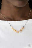 Back To Nature - Yellow - Paparazzi Necklace
