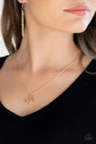 Paparazzi - Eternal Love - Gold Heart Necklace #1780 (D)