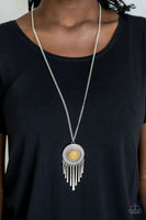 Bon VOYAGER - Yellow - Paparazzi Necklace #4752 (D)