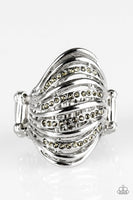 Ride The Waves - Silver - Paparazzi Ring #3001