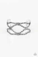 Speaks Volumes - Silver - Paparazzi Cuff Bracelet