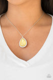 Paparazzi - Come Of AGELESS - Yellow Necklace #997 (D)
