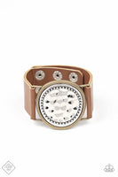 Hold On To Your Buckle - Brown - Paparazzi Bracelet Fashion Fix