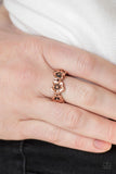 Spring Meadows - Copper - Paparazzi Ring Flower