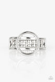 City Center Chic - Silver - Paparazzi Ring
