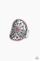 Springtime Shimmer - Pink - Paparazzi Ring