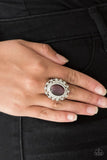 BAROQUE The Spell - Purple - Moonstone Paparazzi Ring