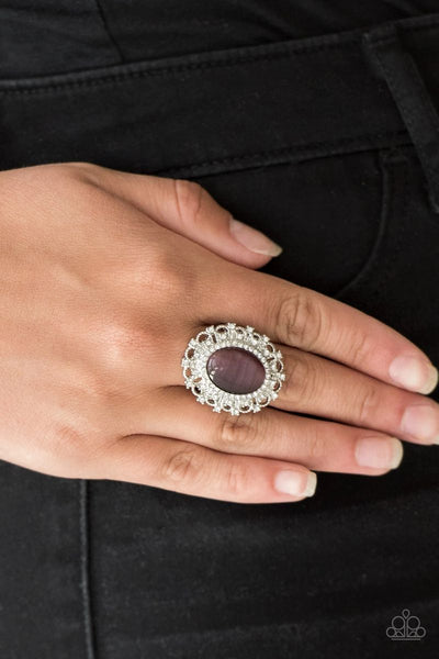 BAROQUE The Spell - Purple - Moonstone Paparazzi Ring