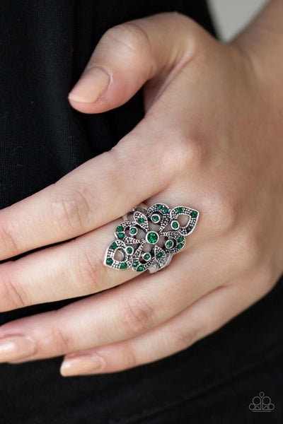 Princess Priss - Green - Paparazzi Ring