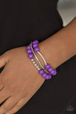 New Adventures - Purple - Paparazzi Stretchy Bracelet