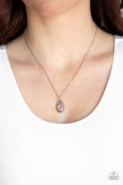 Timeless Tranquility - Pink - Paparazzi Necklace