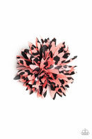 Splattered Splendor - Pink - Paparazzi Hair Clip Hair Accessory