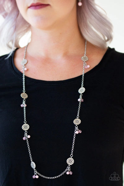 Color Boost - Pink - Paparazzi Necklace
