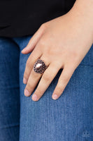 Paparazzi - Stacked Stunner - Copper - Paparazzi Ring