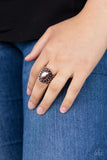 Paparazzi - Stacked Stunner - Copper - Paparazzi Ring