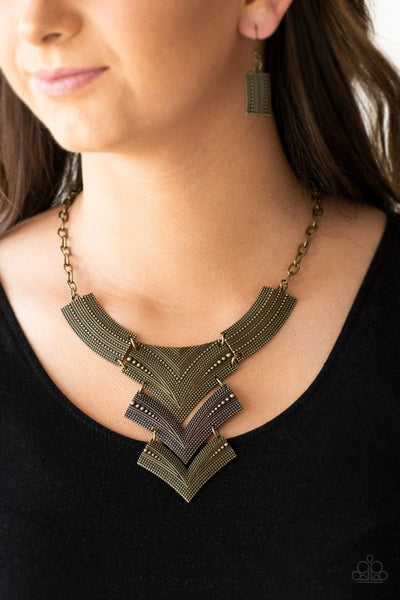 Paparazzi - Fiercely Pharaoh - Multi Necklace