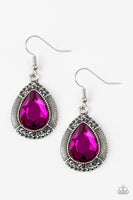 Grandmaster Shimmer - Pink - Paparazzi  Earrings