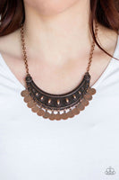 CHIMEs UP - Copper - Paparazzi Necklace