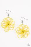 Paparazzi -Midsummer Magic - Yellow Earrings