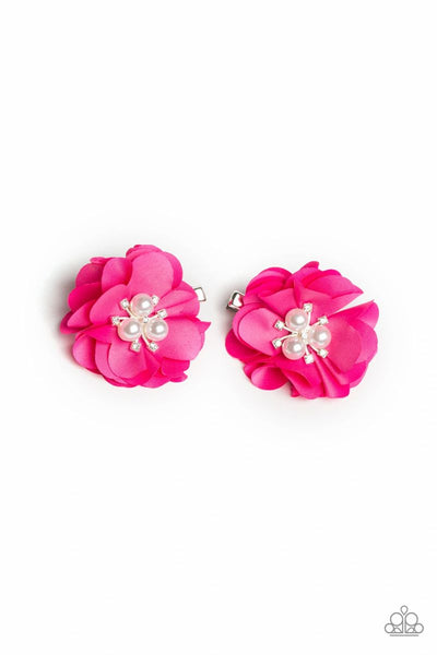 Paparazzi - Diamond Dew - Pink Hair Clip Hair Accessory #3776 (D)