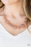 All The Time In The WHIRL - Copper - Paparazzi Necklace #4112
