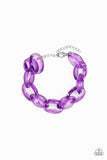 Ice Ice Baby - Purple - Paparazzi Bracelet Clasp