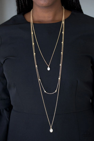 City Blockbuster - Gold - Paparazzi Necklace