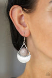 Sonoran Sailing - Silver - Paparazzi Earring #4613 (D)
