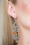 Eastern Excursion - Multi - Paparazzi Earrings #2597