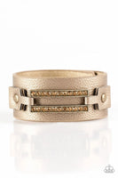 Paparazzi - Street Glam - Brass Snap Bracelet