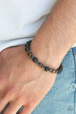 Rejuvenated - Copper - Paparazzi Stretchy Lava Beads Bracelet