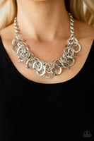 Paparazzi - Ringing In The Bling - Silver Necklace #3743 (D)