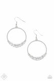 Self-Made Millionaire - White - Paparazzi Earrings