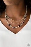 Tour de Demure - Black - Paparazzi Necklace #4687 (D)