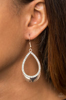 Make It REIGN - Rose Gold - Paparazzi Earrings #2184 (D)