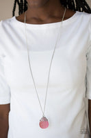 Nightcap and Gown - Pink - Paparazzi Moonstone Necklace
