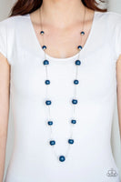 Paparazzi - 5th Avenue Frenzy - Blue Necklace